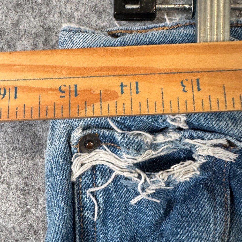 Abercrombie & Fitch Womens High Rise 90s Relaxed Straight Jeans Sz 30/10R Light - Picture 4 of 10